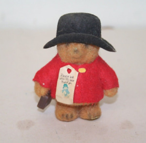 Vintage Paddington Bear Toy Figure~2.5" Tall (SC25)