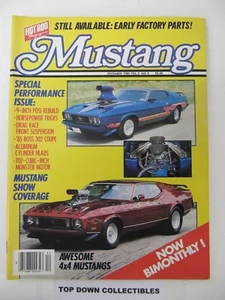 Mustang by Hot Rod Magazine  Dec. 1985  Candybrandywine '73 Fastback - Picture 1 of 2