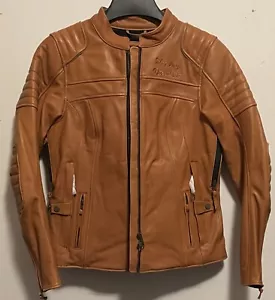 Harley Davidson Woman’s Jacket-Pursuit Triple Vent Leather Brown 97025-23VW 000S - Picture 1 of 21