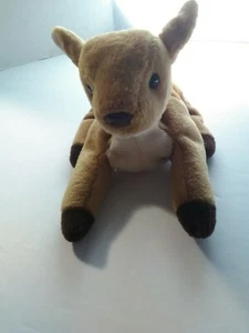 Vintage Ty Beanie Baby Whisper The Deer Fawn Plush Toy - Picture 1 of 8