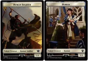 1x - MENSCHLICHER SOLDAT \\ MENSCH (#02/04) Medaille - Herr der Ringe TLTC - NM MTG - Bild 1 von 1