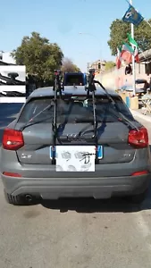 PORTABICI POSTERIORE PER AUDI Q2 3 BICI UOMO DONNA MB SPECIALI - Imagen 1 de 7