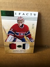 2014-15 Artifacts Jerseys Patch Emerald #109 Carey Price 12/75