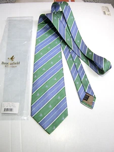 BROOKSFIELD NEU NEW HANDMADE HAND MADE 100% SEIDE SILK MADE IN ITALY - Bild 1 von 3