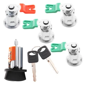 Ignition Lock Cylinder Door Lock Set & 2 Keys For Ford Econoline Van E150 E250 - Bild 1 von 12