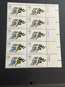 US Stamp Scott #1462.PLATE BLOCK Of 10.Olympics Munich Summer Games Runners MNH - Picture 1 of 2