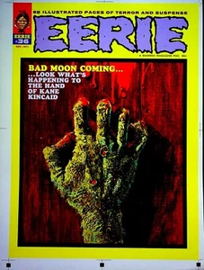 Eerie Warren Magazine #36 Publishing Master Enrich Torres Cover Proof 1971 #WA - Bild 1 von 2
