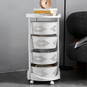 Multi-Layer Vegetable Rotating Basket Rack Fruit Snack Storage Kitchen Organizer - Picture 1 of 8