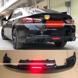 Kit de carrocería difusor labial parachoques trasero negro brillante para Chevrolet Malibu 2016-2021 1 pieza - Imagen 1 de 13