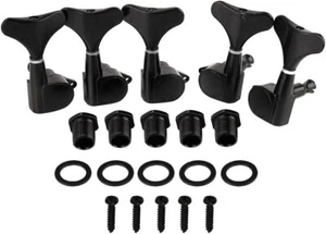 5PC Bass Tuning Pegs Tuners Machine Heads for 5 String Guitar Sealed 2L3R Keys - Picture 1 of 3