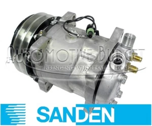 A/C Compressor for Sanden SD508 / SD5H14 2 grv 12 Volts FG/FV O-Ring - NEW OEM - Picture 1 of 4