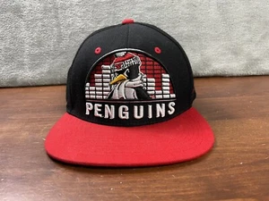 Youngstown State Penguins University Black Red Mens Snapback Hat Cap Zephyr - Picture 1 of 11