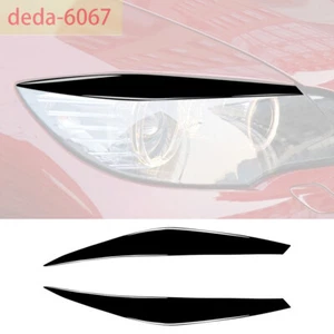 Cubierta del panel de cejas para faros delanteros negro piano para BMW X6 E71 2008-2014 - Imagen 1 de 5
