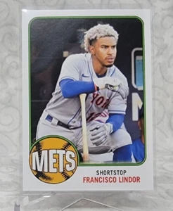 2022 Topps Francisco Lindor New York Mets #TBT 103 Throwback Thursday - Picture 1 of 2