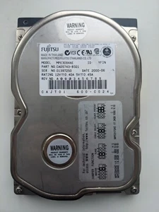 Fujitsu MPE3084AE 8GB IDE 3.5 HDD Hard Drive Excellent State - Picture 1 of 6