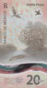 MEXICO 20 PESOS 2021 P-132 UNC COMMEMORATIVE - Picture 1 of 2