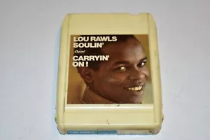 🎵 8-Track Cartridge - Lou Rawls Carryin' On! Capitol 8X2T-2696 - Picture 1 of 4
