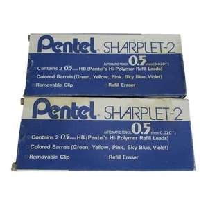 Vintage Japan 23 Pentel 0.5MM A125V Sharplet-2 Automatic Mechanical Pencils Blue - Picture 1 of 4