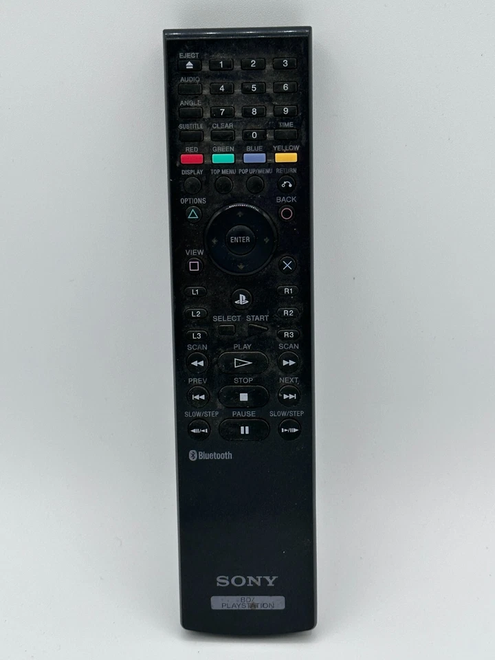 Official Sony PS3 BD Playstation 3 Media Blu-ray Disc Remote Control CECHZR1U - Image 1 of 3
