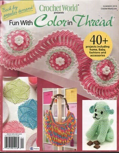 Crochet World presents Fun With Color in Thread Summer 2019 Projects - Picture 1 of 1