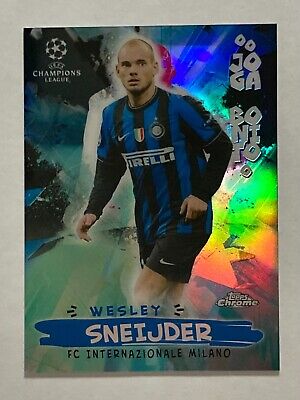 2020-21 Topps Chrome UEFA Wesley Sneijder Jog...