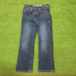 Ariat Denim B4 Relaxed Sz 7 Jeans Medium Wash Adjustable Waist Bootcut Western - Picture 1 of 7