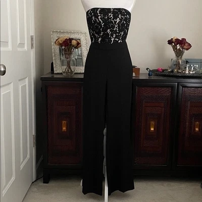 Новый комбинезон White House Black Market с широкими штанинами размер 0 короткий - Изображение 1 из 4