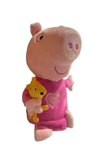 Juguete de peluche Peppa Pig Sleep N Oink canciones canto charlas funciona 12" - Imagen 1 de 4