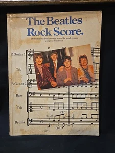 1986 "The Beatles Rock Score" Music Book By Wise Publications - Picture 1 of 10