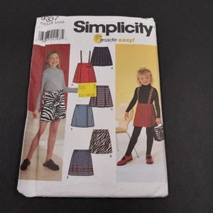Simplicity 9337 Vintage Sewing Pattern Uncut 2000's Girl's Skirts Size HH 3-6 - Picture 1 of 4