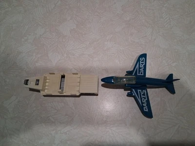 Low Bed Trailer Matchbox Fighter Jet Flying Aces - Image 1 of 4