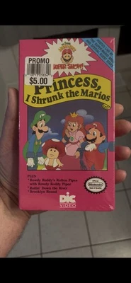 Super Mario Super Show 1990 VHS Brand New Sealed Promo Cartoon - Image 1 of 4