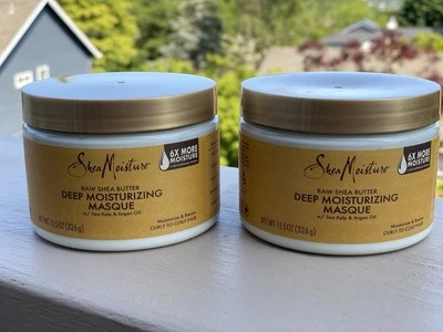 Shea Moisture Lot of 2 Deep Moisturizing Masque Treatment Masque 11.5 oz - Image 1 of 4