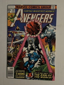Avengers #169 Marvel Comic 1977 Primera aparición de la eternidad (10/03) - Imagen 1 de 7