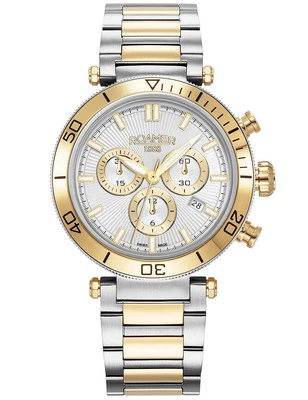 Roamer 994837 47 25 20 Orologio Uomo Toscana Cronografo 43mm 5ATM - Immagine 1 di 4