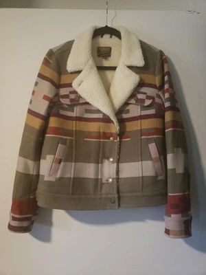 Pendleton Wool Jacket Coat The Portland Edition Southwest Aztec Tag Sz L USA (B - Image 1 of 4