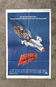 AIRPLANE II The Sequel 27 x 41" Original 1982 Poster William Shatner Santa Claus - Bild 1 von 8