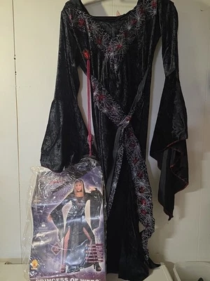 Rubíes Princesa de Telarañas/Vampiro - Disfraz de Cosplay - Adulto Talla Única - Hasta Talla 12 Foto 1 de 4