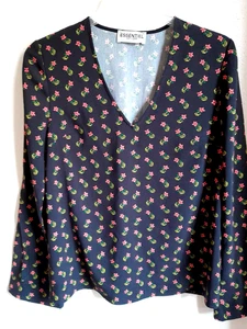 ESSENTIEL ANTWERP geblümte Bluse mit raffinierten ARM Gr.34 - Bild 1 von 4