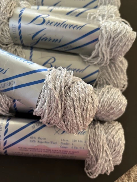 Brentwood - "Starlight" - Lote de 5 madejas en gris plata Foto 1 de 1