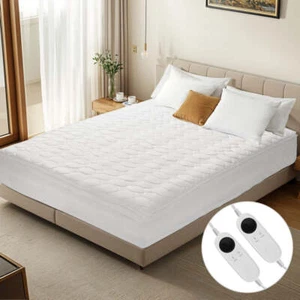Temperature Regulating Electric Heated Mattress With Controllers - Picture 1 of 11