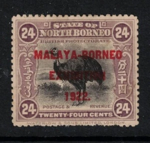 North Borneo Scott 149a Mint MH MNG Malaya Exhibition Overprint - Picture 1 of 1