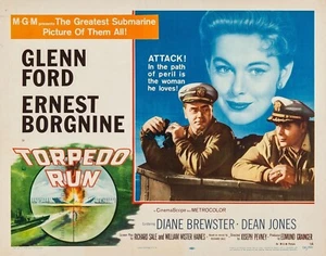 TORPEDO RUN (1958) Glen Ford, Ernest Borgnine - Public Domain DVD NO CASE - Foto 1 di 2