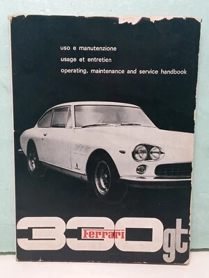 Ferrari 330 GT Manual de servicio de mantenimiento de uso para propietarios_Manual_GENUINO Foto 1 de 4