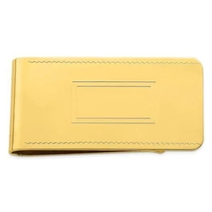 Gold-plated Kelly Waters Money Clip - Picture 1 of 3