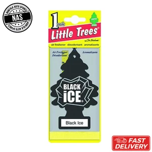 Little Trees Black Ice Duft Lufterfrischer für Auto, Haus, Boot, Wohnwagen - Neu - Bild 1 von 2