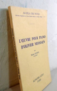Reverdy,L’OEUVRE POUR PIANO D’OLIVIER MESSIAEN,1978 Leduc[musica,musicologia - Imagen 1 de 3