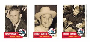 LOT OF 3 2007 TOPPS MICKEY MANTLE STORY INSERT CARDS HALL OF FAME 19 23 24 - Picture 1 of 2
