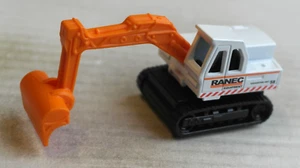 Matchbox Excavator Bagger weiß/orange/schwarz RANEC Baustelle MBX Raupenbagger - Picture 1 of 4