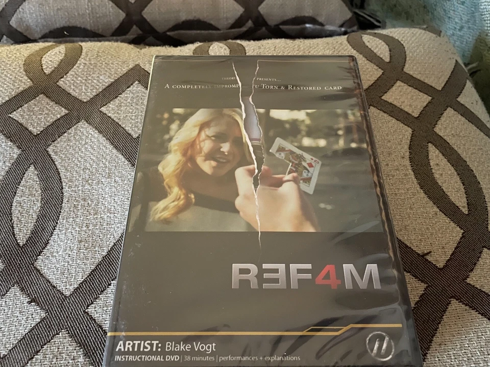 REF4M DVD BY BLAKE VOGT & THEORY11 TORN & RESTORED CARD IMPROMPTU MAGIC TRICK
